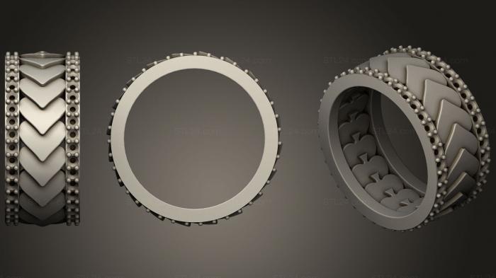 Ювелирные перстни и кольца (Обручальные кольца с Игральными картами 2, JVLRP_0919) 3D модель для ЧПУ станка