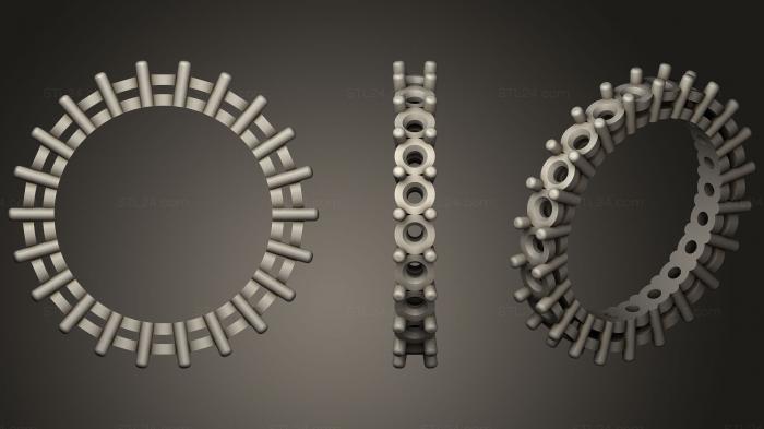 Ювелирные перстни и кольца (3D Кольцо для Вечности, JVLRP_0929) 3D модель для ЧПУ станка