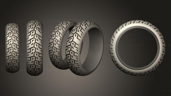 Jewelry rings (Bikers Wedding Rings, JVLRP_0954) 3D models for cnc