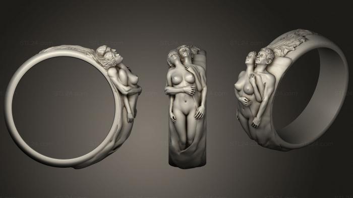 Jewelry rings (Pareja 2, JVLRP_0988) 3D models for cnc