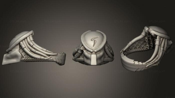 Jewelry rings (Predator Ring DG, JVLRP_0990) 3D models for cnc
