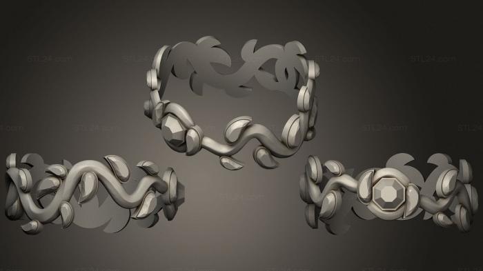 Ювелирные перстни и кольца (Кольцо регенерации, JVLRP_1006) 3D модель для ЧПУ станка