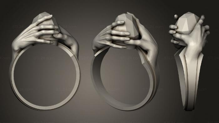 Jewelry rings (Ring of Telekinesis 2, JVLRP_1007) 3D models for cnc