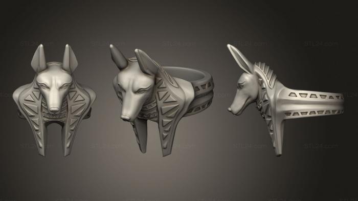 Jewelry rings (Anubis Ring, JVLRP_1037) 3D models for cnc