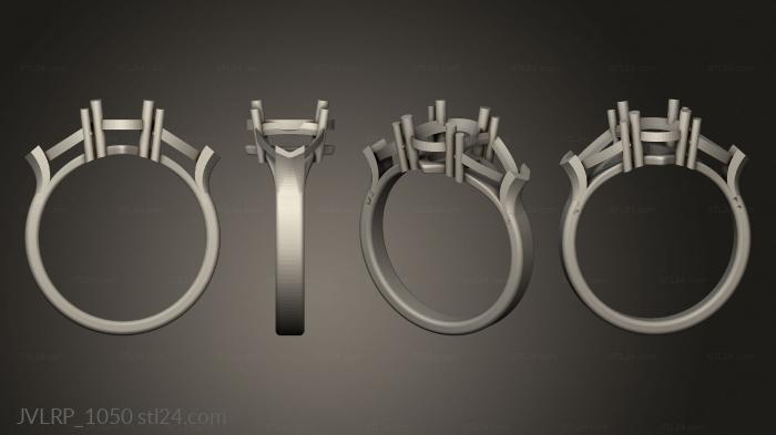 Jewelry rings (Aneis Ring lite, JVLRP_1050) 3D models for cnc