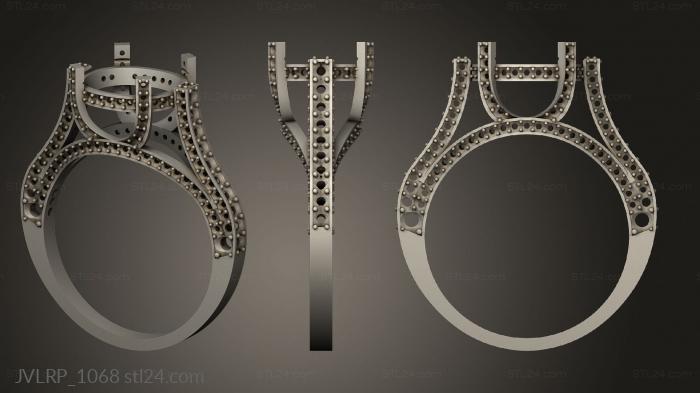 Ювелирные перстни и кольца (кольцо, JVLRP_1068) 3D модель для ЧПУ станка