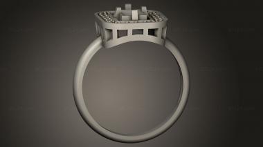 Jewelry rings (ring with emerald, JVLRP_1071) 3D models for cnc