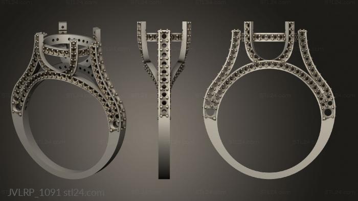 Ювелирные перстни и кольца (Кольцо Анеис, JVLRP_1091) 3D модель для ЧПУ станка