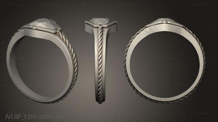 Jewelry rings (The Rings Power Narya, JVLRP_1105) 3D models for cnc