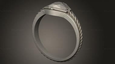 Jewelry rings (The Rings Power Narya, JVLRP_1105) 3D models for cnc