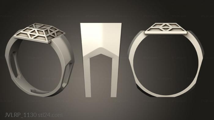 Jewelry rings (Rings Power, JVLRP_1130) 3D models for cnc
