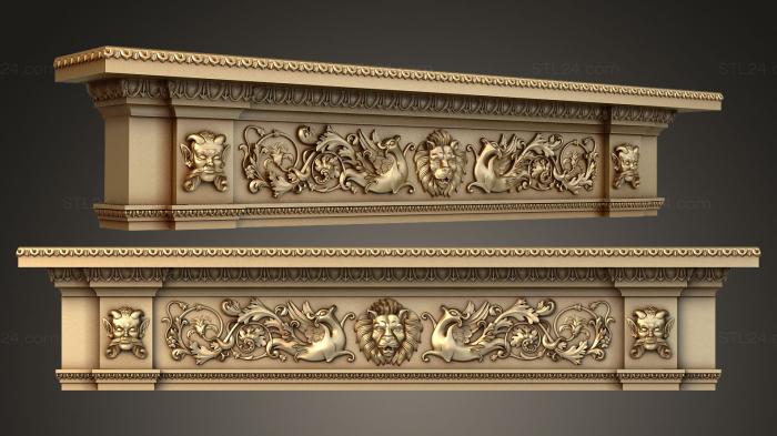Fireplaces (, KM_0243) 3D models for cnc