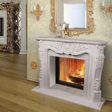 Fireplaces (Fireplace in classic style with separate parts, KM_0248) 3D models for cnc