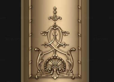 Fireplaces (Fireplace portal panels, KM_0277) 3D models for cnc