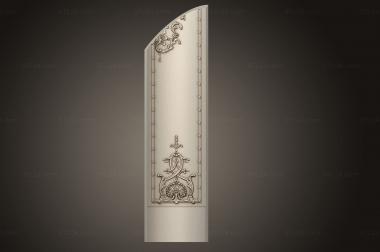 Fireplaces (Fireplace portal panels, KM_0277) 3D models for cnc