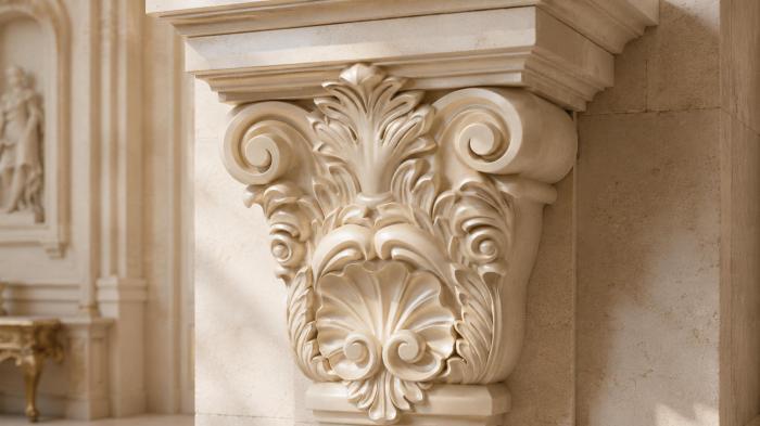 Chapiters (Acanthus shell-1, KP_0001-1) 3D models for cnc