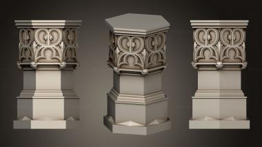 Chapiters (Capitals, KP_0633) 3D models for cnc