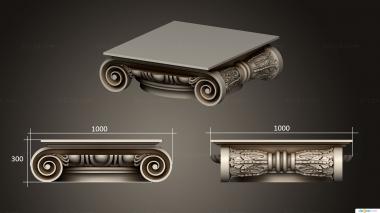 Chapiters (Capital correction KP 0591, KP_0634) 3D models for cnc