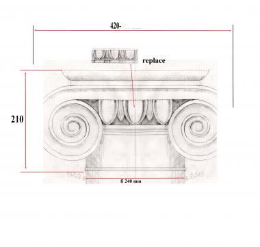 Chapiters (Capital antique, KP_0655) 3D models for cnc