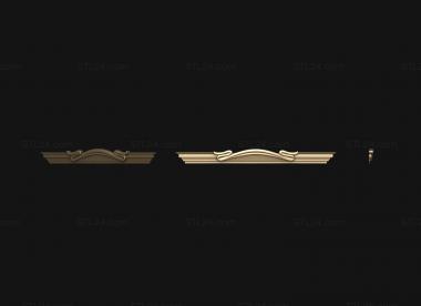 Cornice (Window curtain rod, KRN_0299) 3D models for cnc