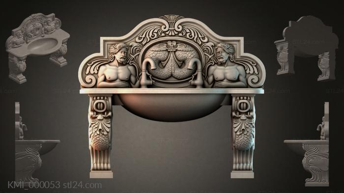 Камины разные (KMI_000053) 3D модель для ЧПУ станка