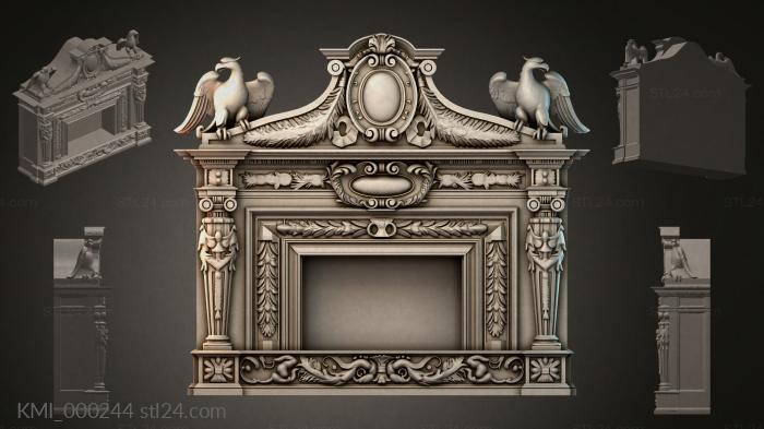 Камины разные (KMI_000244) 3D модель для ЧПУ станка