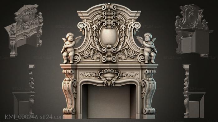 Камины разные (KMI_000246) 3D модель для ЧПУ станка