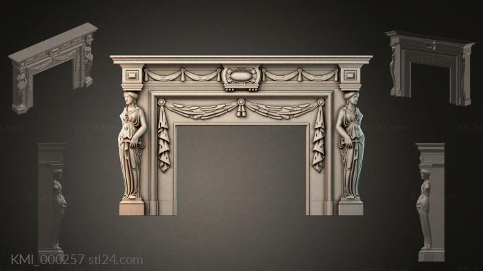 Камины разные (KMI_000257) 3D модель для ЧПУ станка