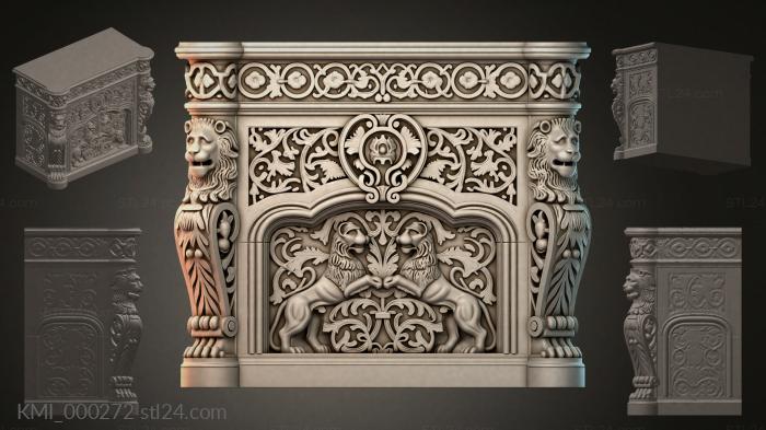 Камины разные (KMI_000272) 3D модель для ЧПУ станка
