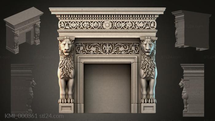 Камины разные (KMI_000361) 3D модель для ЧПУ станка