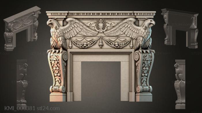 Камины разные (KMI_000381) 3D модель для ЧПУ станка