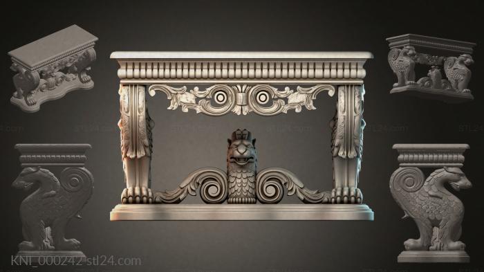 Консоли (KNI_000242) 3D модель для ЧПУ станка