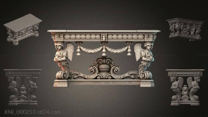 Консоли (KNI_000253) 3D модель для ЧПУ станка
