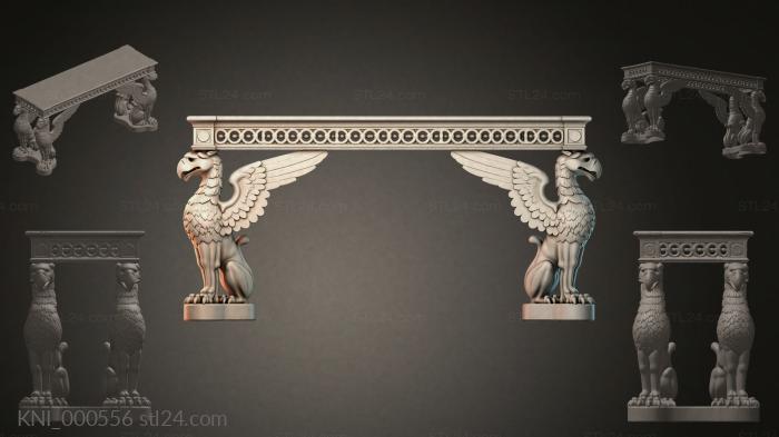 Консоли (KNI_000556) 3D модель для ЧПУ станка