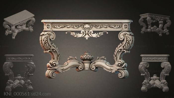 Консоли (KNI_000561) 3D модель для ЧПУ станка