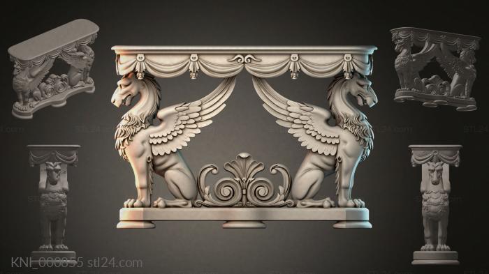 Консоли (KNI_000855) 3D модель для ЧПУ станка