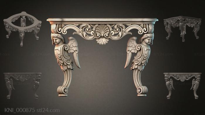 Консоли (KNI_000875) 3D модель для ЧПУ станка
