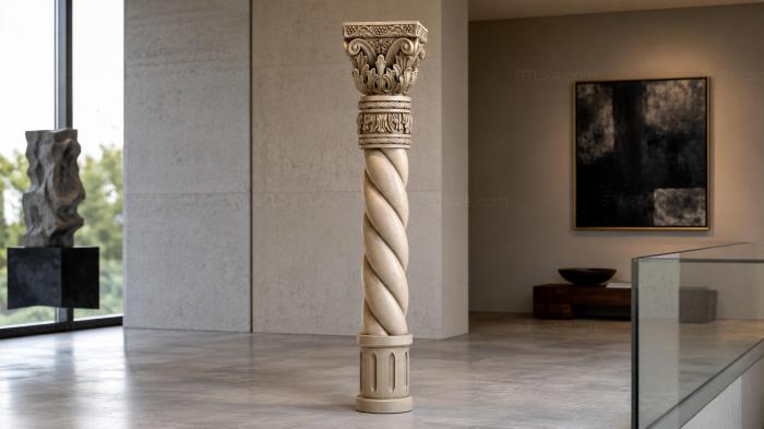 Columns (KL_0070) 3D models for cnc