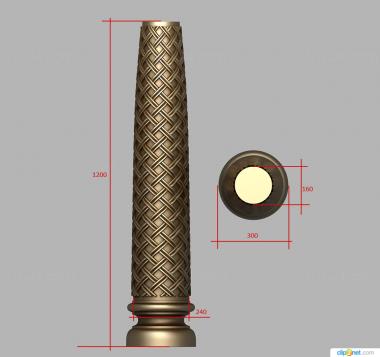 Columns (Column3, KL_0096) 3D models for cnc