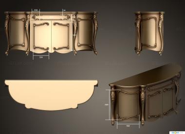 Chests of drawers (Chest of drawers threadversion2, KMD_0202) 3D models for cnc