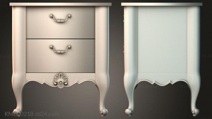 Chests of drawers (KMD_0218) 3D models for cnc