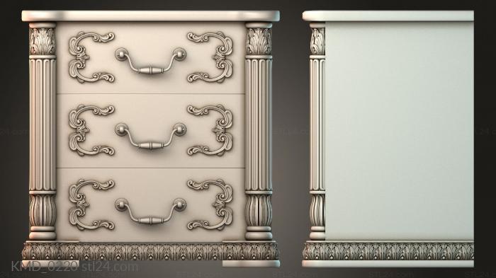 Chests of drawers (KMD_0220) 3D models for cnc