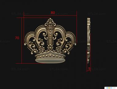 Короны (Корона, KOR_0332) 3D модель для ЧПУ станка