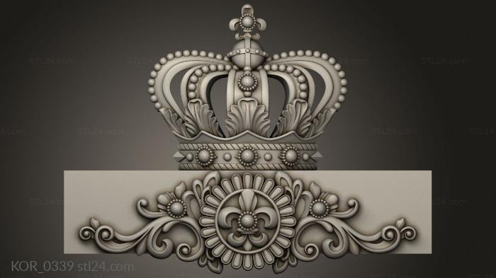 Crown (Canopy holder crown version2, KOR_0339) 3D models for cnc