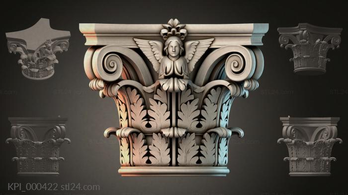 Капители разные (KPI_000422) 3D модель для ЧПУ станка
