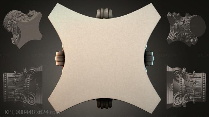 Капители разные (KPI_000448) 3D модель для ЧПУ станка