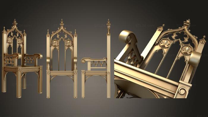 Кресло в готическом стиле