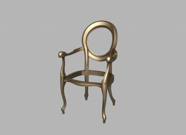 Armchairs (Baggio chair, KRL_0171) 3D models for cnc