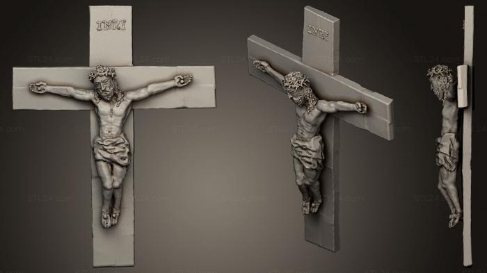 Кресты и распятия (Христос, KRS_0199) 3D модель для ЧПУ станка
