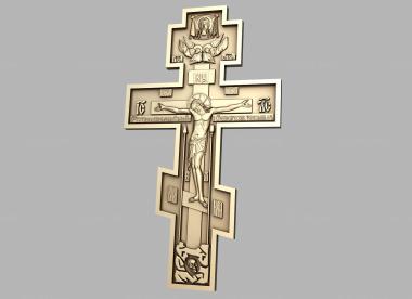 Crosses (Large crucifix on the grave, KRS_0243) 3D models for cnc